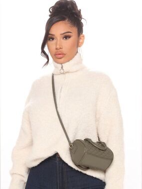 NWT Like Dreams Vegan Leather Quilted Mini Boston Bag Crossbody